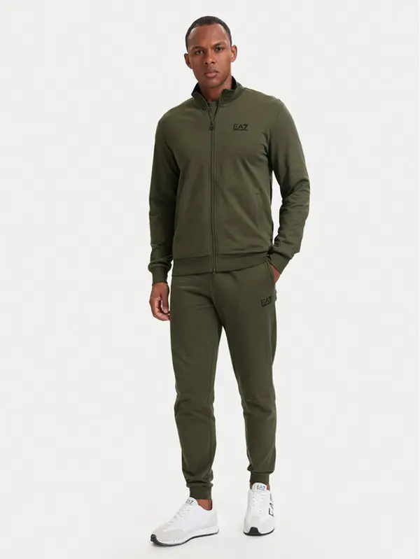 EA7 Emporio Armani EA7 Emporio Armani Trenerka 8NPV60 PJVRZ U7014 Tamno zelena Regular Fit