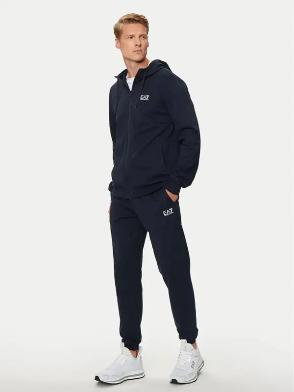 EA7 Emporio Armani EA7 Emporio Armani Trenerka 8NPV63 PJVRZ 1562 Tamnoplava Regular Fit