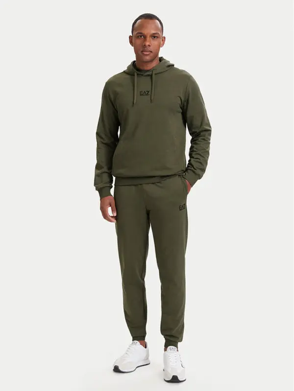 EA7 Emporio Armani EA7 Emporio Armani Trenerka 8NPV64 PJVRZ U7014 Tamno zelena Regular Fit