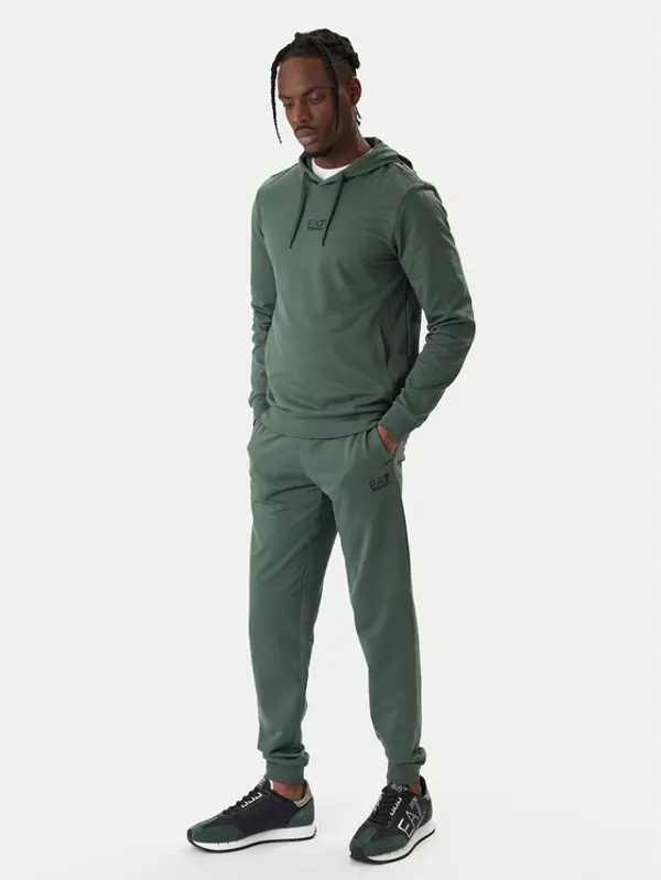 EA7 Emporio Armani EA7 Emporio Armani Trenerka 8NPV64 PJVRZ U7260 Zelena Regular Fit