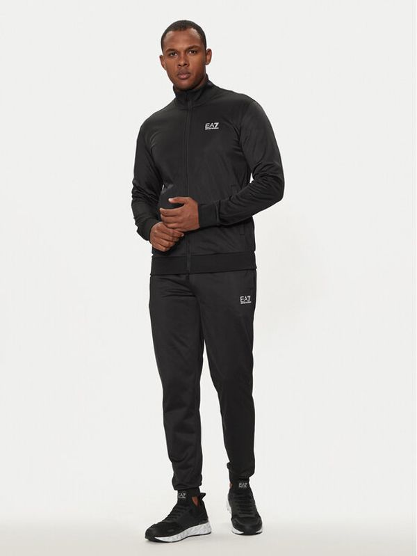 EA7 Emporio Armani EA7 Emporio Armani Trenerka 8NPV65 PJHCZ 1200 Crna Regular Fit