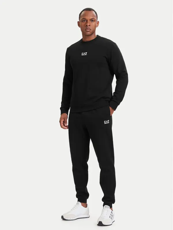EA7 Emporio Armani EA7 Emporio Armani Trenerka 8NPV66 PJVTZ 1200 Crna Regular Fit