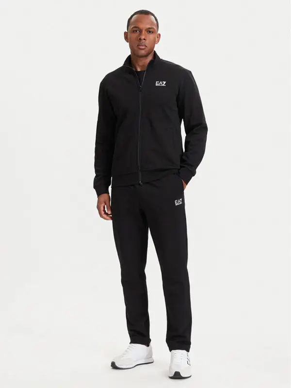 EA7 Emporio Armani EA7 Emporio Armani Trenerka 8NPV67 PJVTZ 1200 Crna Regular Fit