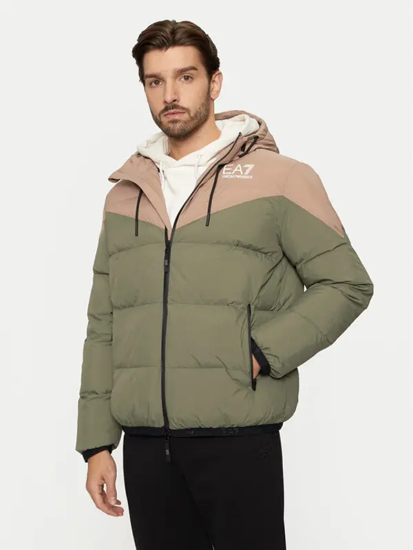 EA7 Emporio Armani EA7 Emporio Armani Zimska jakna 6DPB30 PNDOZ 1846 Zelena Regular Fit