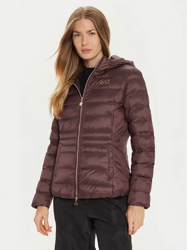 EA7 Emporio Armani EA7 Emporio Armani Zimska jakna 6DTB04 TN88Z 1755 Smeđa Regular Fit