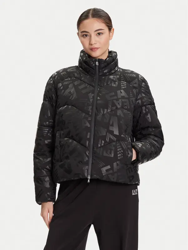 EA7 Emporio Armani EA7 Emporio Armani Zimska jakna 7W000654 AF16408 FC202 Crna Regular Fit