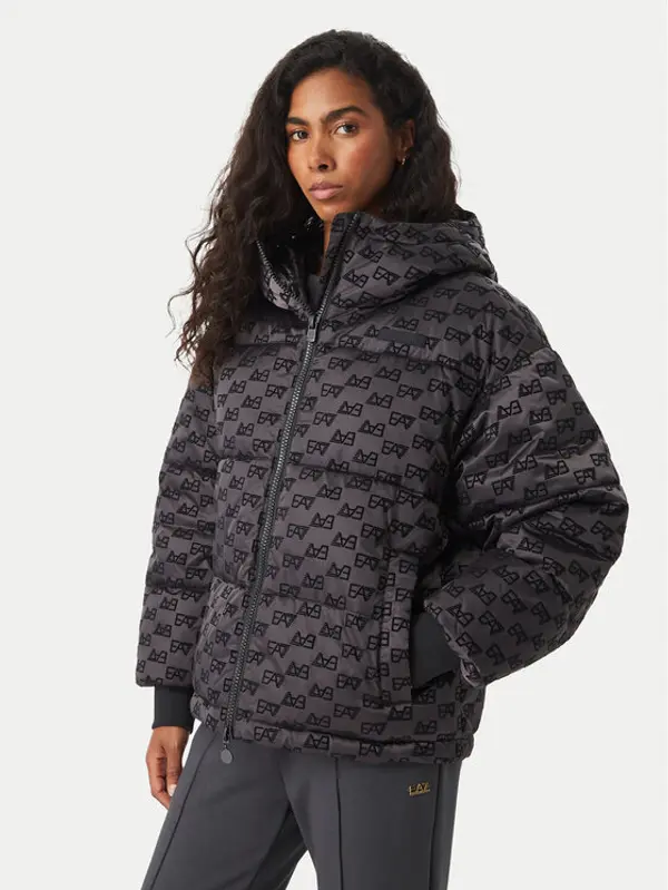 EA7 Emporio Armani EA7 Emporio Armani Zimska jakna 7W001504 AF27530 F8033 Tamno siva Relaxed Fit