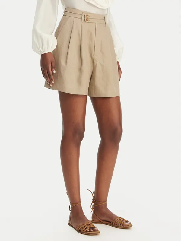 Eleh Eleh Bermude SS260320 Bež Relaxed Fit