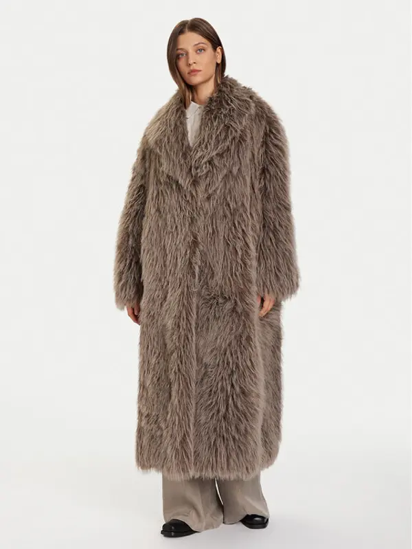 Eleh Eleh Krzno Grigio Fango EFW250305 Smeđa Regular Fit