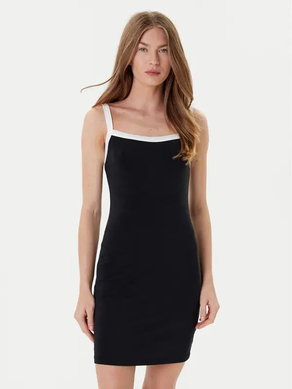 Eleh Eleh Ljetna haljina ESS250115 Crna Slim Fit