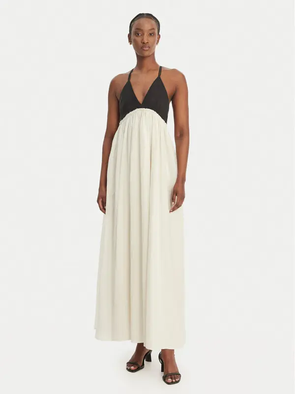 Eleh Eleh Ljetna haljina SS260018 Bijela Regular Fit