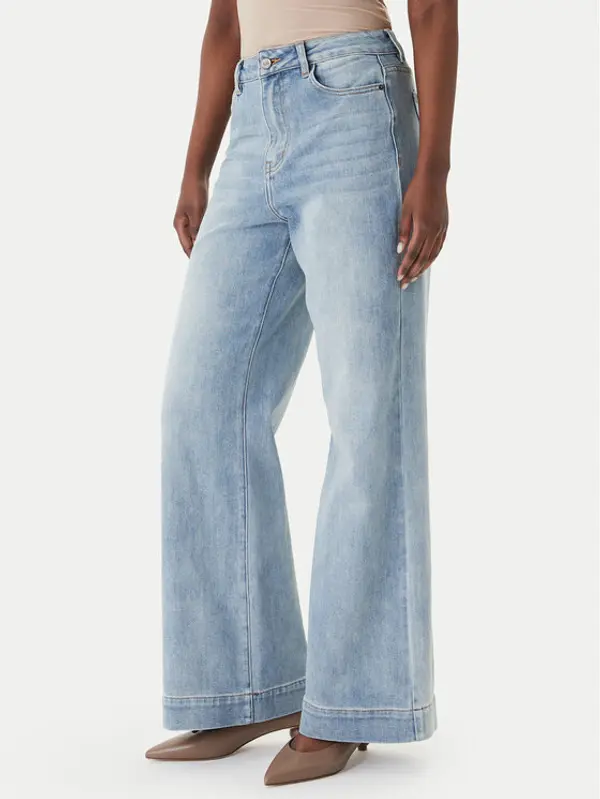 Eleh Eleh Traperice EL112 Plava Wide Leg