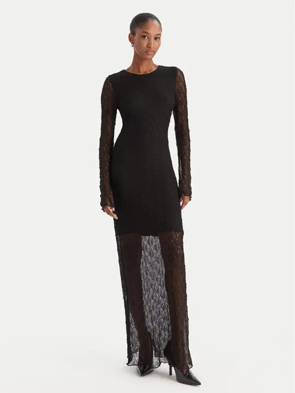 Eleh Eleh Večernja haljina EFW250330 Crna Slim Fit