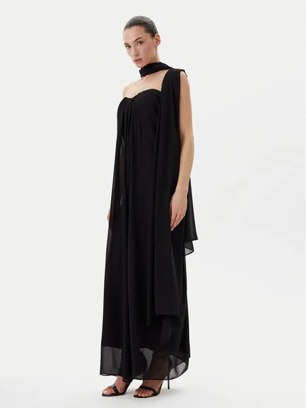 Eleh Eleh Večernja haljina ESS250187 Crna Regular Fit