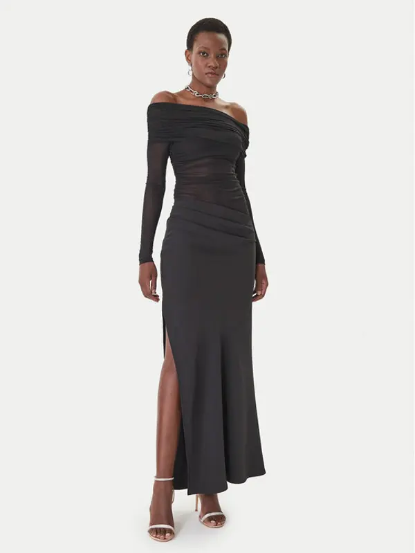 Eleh Eleh Večernja haljina SS260391 Crna Slim Fit