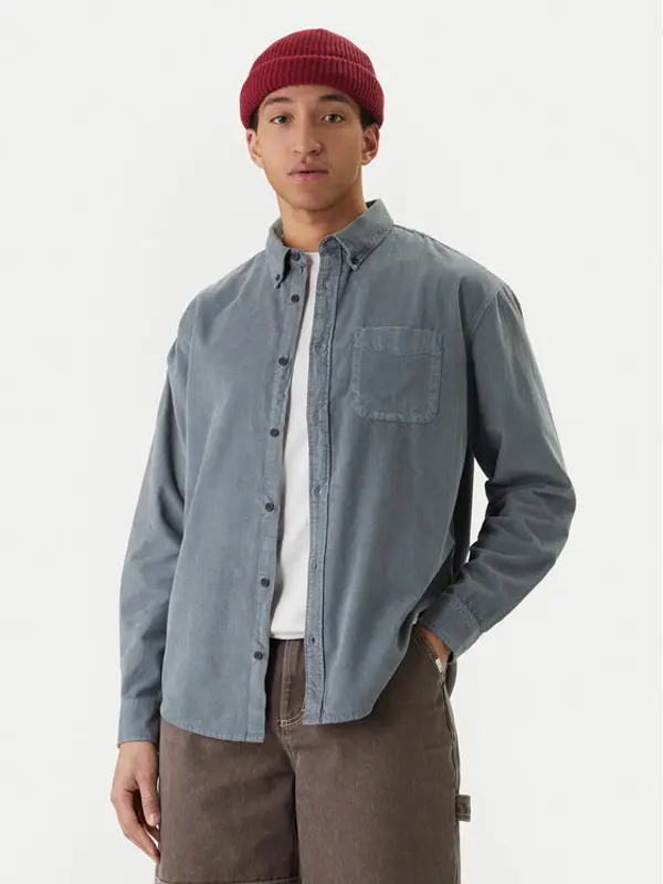 Element Element Košulja Button Down Regular Corduroy ELYWT00187 Plava Regular Fit