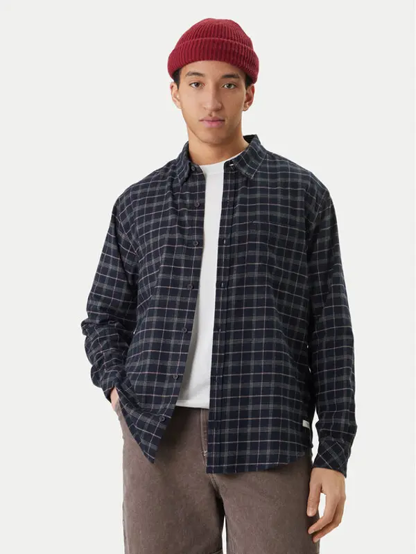 Element Element Košulja Button Down Regular Flannel ELYWT00183 Tamnoplava Regular Fit