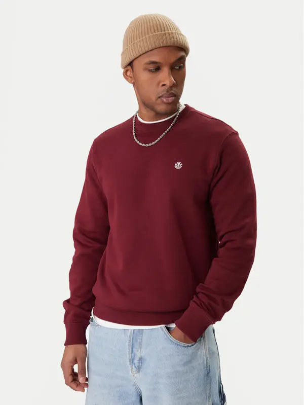 Element Element Majica dugih rukava ELYFT00197 Tamnocrvena Regular Fit