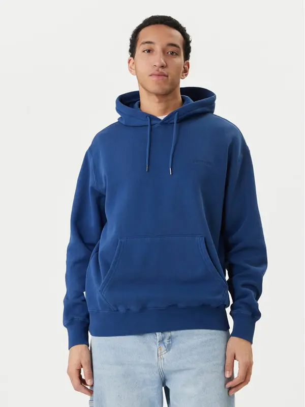 Element Element Majica dugih rukava Lowcase Pigment Po ELYFT00173 Plava Relaxed Fit