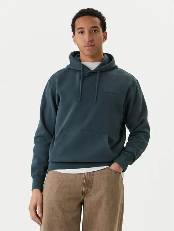 Element Element Majica dugih rukava Lowcase Pigment Po ELYFT00173 Zelena Relaxed Fit