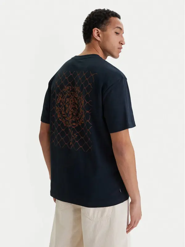 Element Element T-shirt Anyways ELYZT00568 Tamnoplava Relaxed Fit