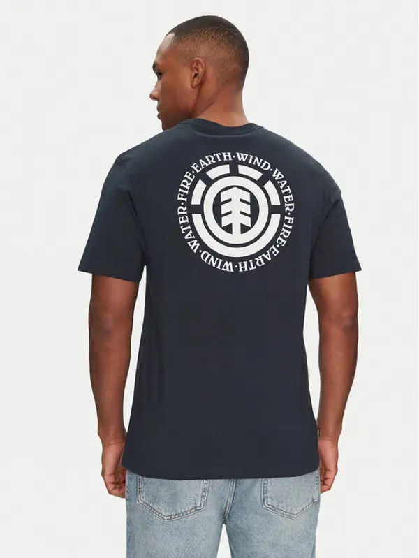 Element Element T-shirt ELYZT00490 Tamnoplava Regular Fit