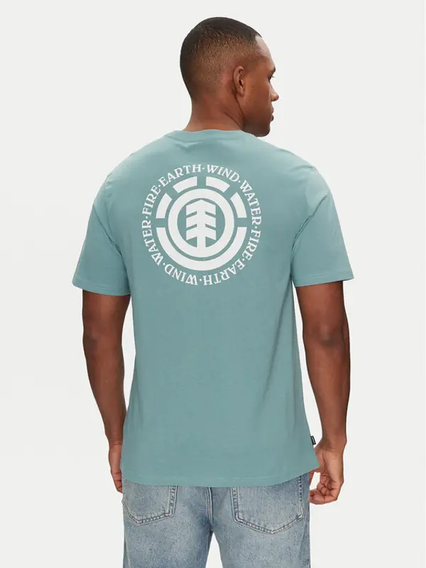 Element Element T-shirt ELYZT00490 Zelena Regular Fit