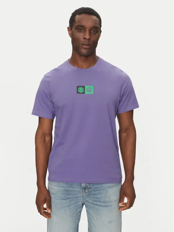 Element Element T-shirt ELYZT00492 Ljubičasta Regular Fit