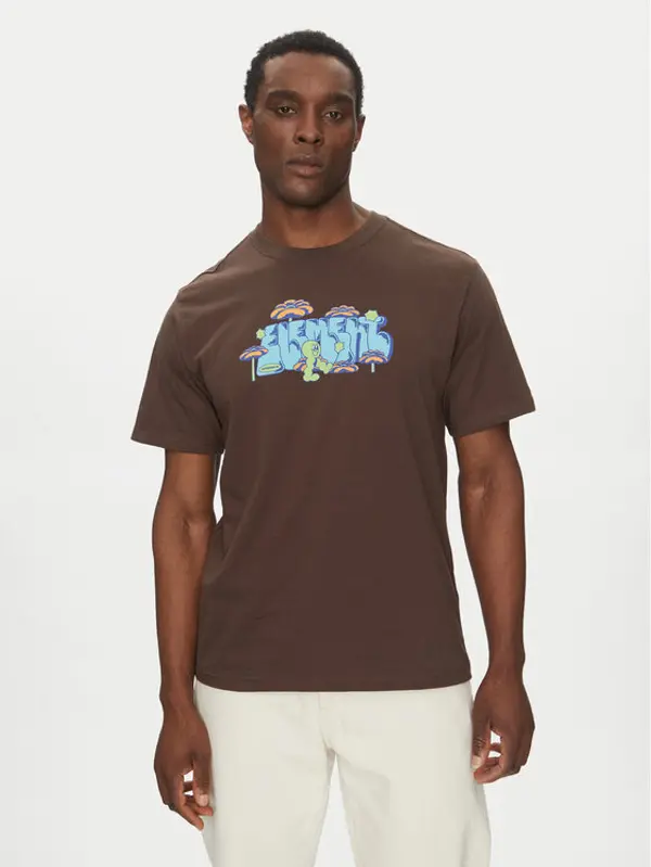 Element Element T-shirt ELYZT00512 Smeđa