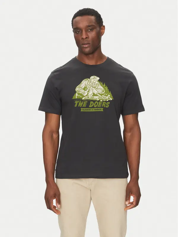 Element Element T-shirt ELYZT00521 Crna Regular Fit