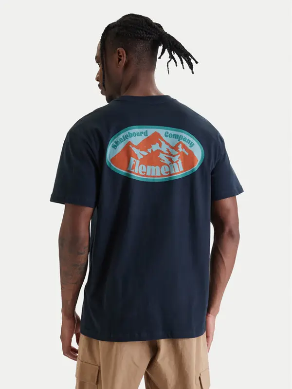 Element Element T-shirt Epic ELYZT00578 Tamnoplava Regular Fit