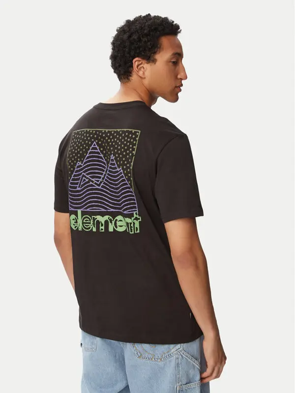 Element Element T-shirt Joint  ELYZT00496 Crna Regular Fit