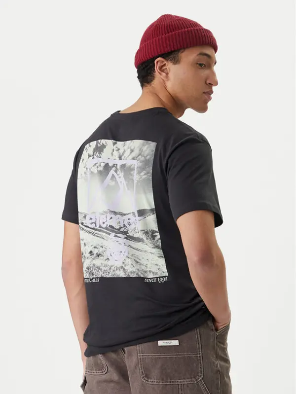Element Element T-shirt Open Hills ELYZT00580 Crna Regular Fit