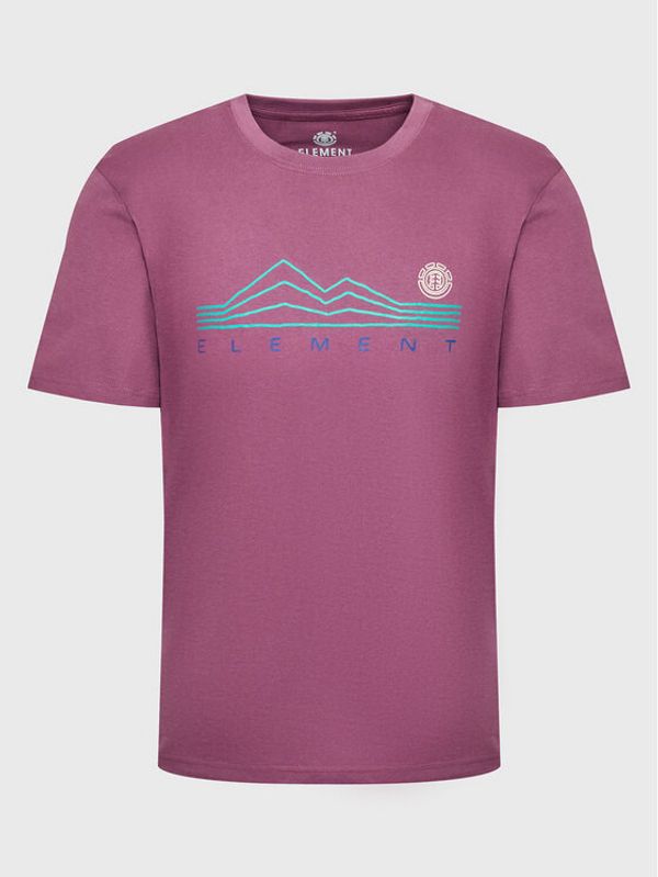 Element Element T-shirt Ridgeline F1SSK8 Ljubičasta Regular Fit