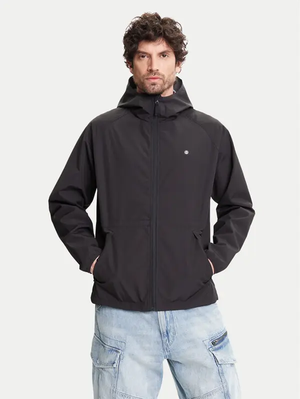 Element Element Vodootporna jakna Alder 2.0 Travel ELYJK00250 Crna Relaxed Fit