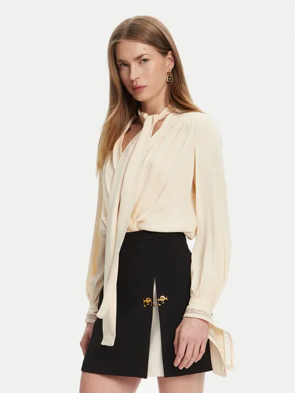 Elisabetta Franchi Elisabetta Franchi Bodi CB-006-51E2 Écru Regular Fit