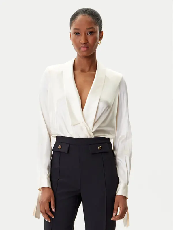 Elisabetta Franchi Elisabetta Franchi Bodi CB-007-57E2-V490 Bež Regular Fit