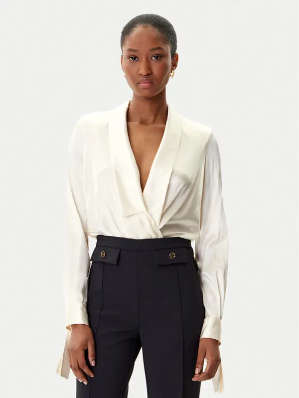 Elisabetta Franchi Elisabetta Franchi Bodi CB-007-57E2-V490 Bež Regular Fit