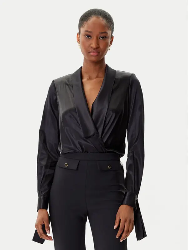 Elisabetta Franchi Elisabetta Franchi Bodi CB-007-57E2-V490 Crna Regular Fit