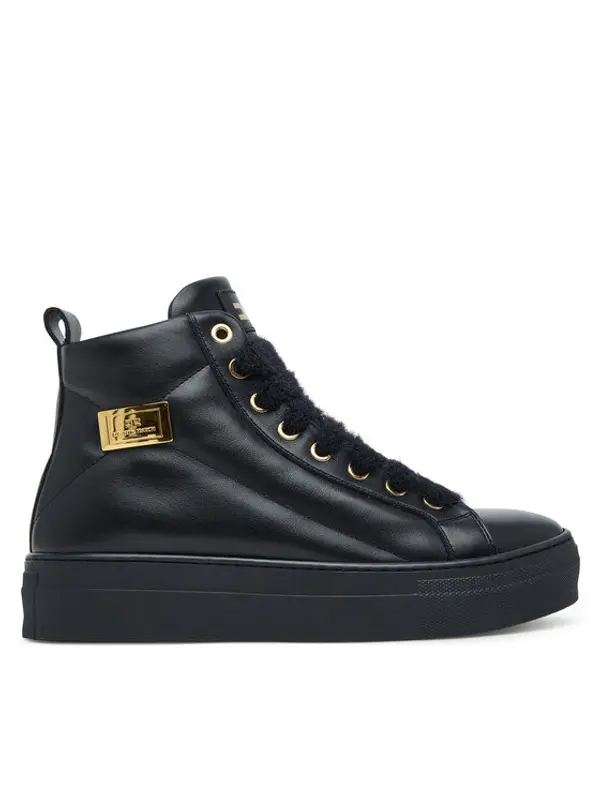 Elisabetta Franchi Elisabetta Franchi Čizme High Top Lace Up F4-A9E-0362-1251930 D Crna