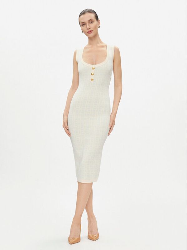 Elisabetta Franchi Elisabetta Franchi Džemper haljina AM-55Z-41E2-V460 Plava Slim Fit