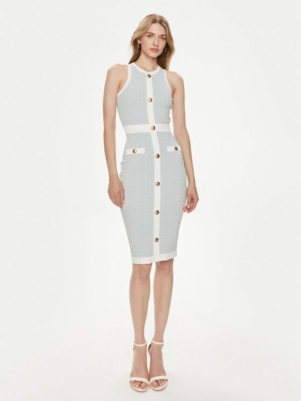 Elisabetta Franchi Elisabetta Franchi Džemper haljina AM-80B-42E2-V400 Plava Slim Fit