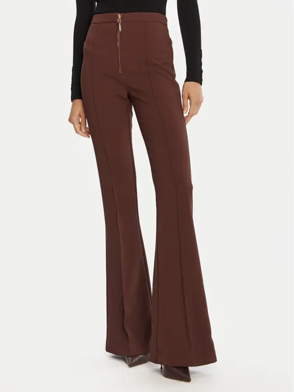 Elisabetta Franchi Elisabetta Franchi Hlače PA-122-56E2-V290 Smeđa Regular Fit