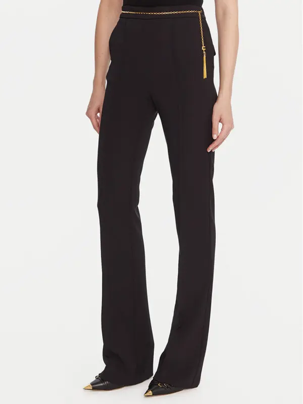 Elisabetta Franchi Elisabetta Franchi Hlače PA-141-57E2-V420 Crna Regular Fit
