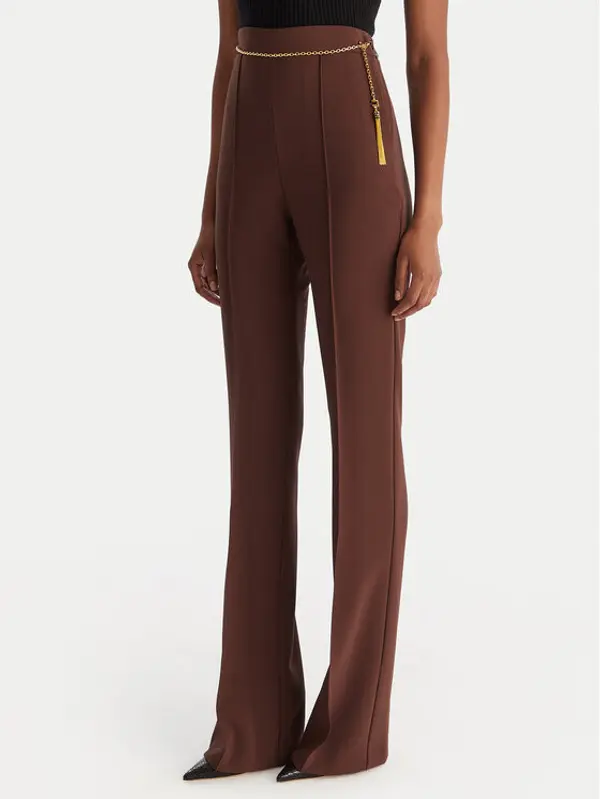 Elisabetta Franchi Elisabetta Franchi Hlače PA-141-57E2-V420 Smeđa Regular Fit