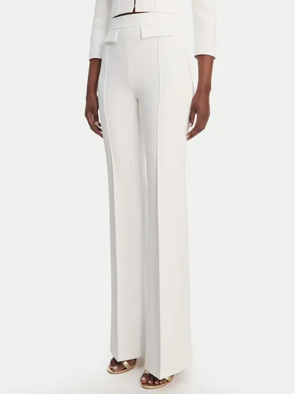 Elisabetta Franchi Elisabetta Franchi Hlače PA-171-61E2-V320 Bijela Regular Fit