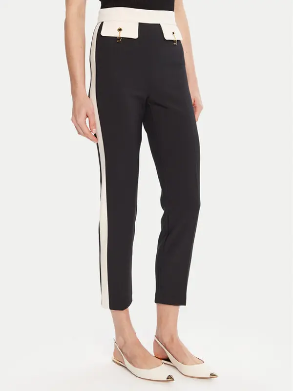 Elisabetta Franchi Elisabetta Franchi Hlače PA-T01-56E2-V340 Crna Regular Fit
