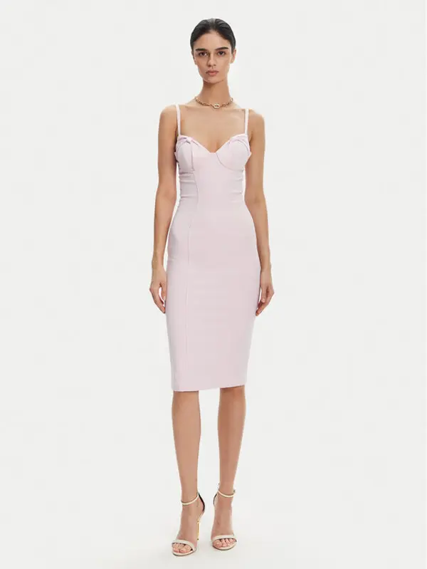 Elisabetta Franchi Elisabetta Franchi Koktel haljina AB-702-51E2 Ljubičasta Regular Fit
