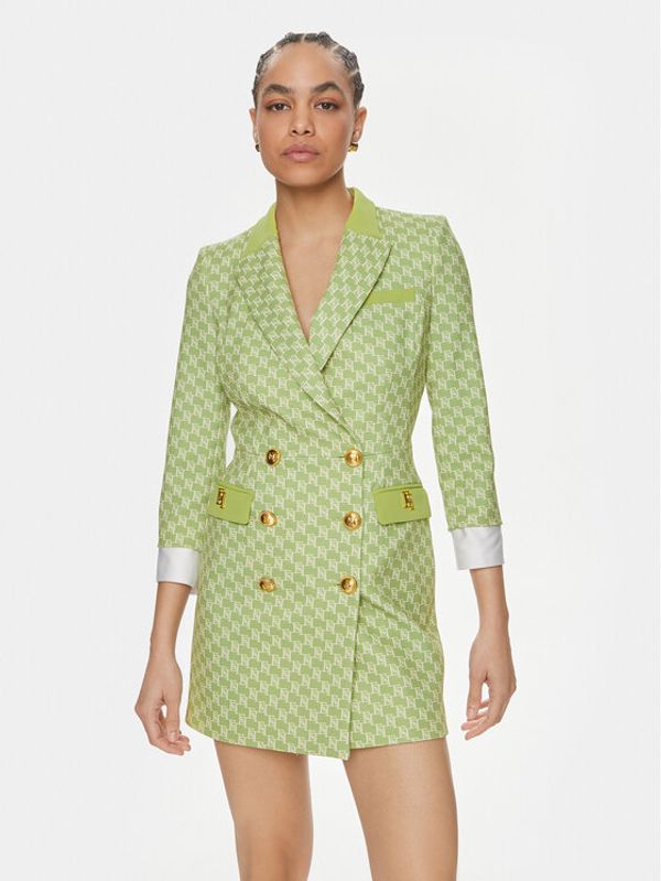 Elisabetta Franchi Elisabetta Franchi Koktel haljina AB-S10-41E2-V780 Zelena Regular Fit