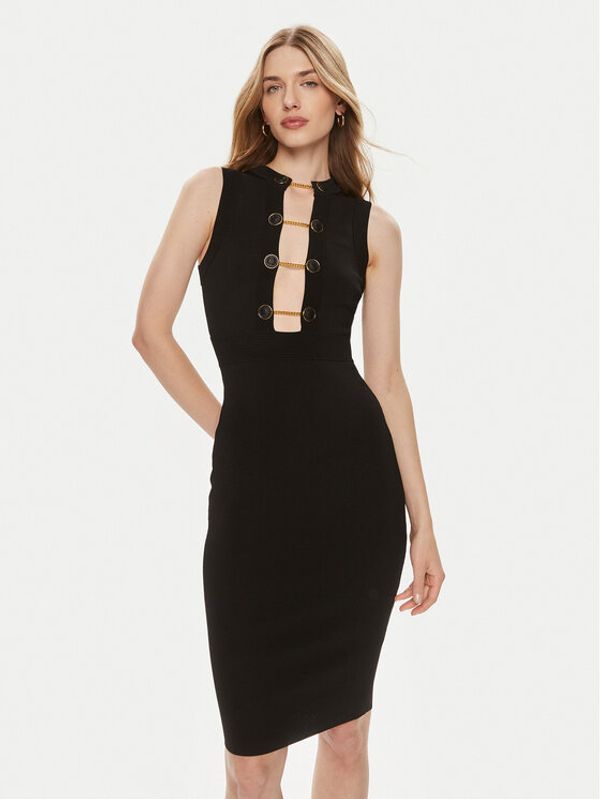 Elisabetta Franchi Elisabetta Franchi Koktel haljina AM-50S-41E3-V500 Crna Slim Fit